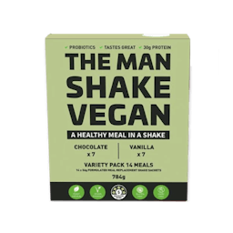 The Man Shake Vegan Variety 14 Pack