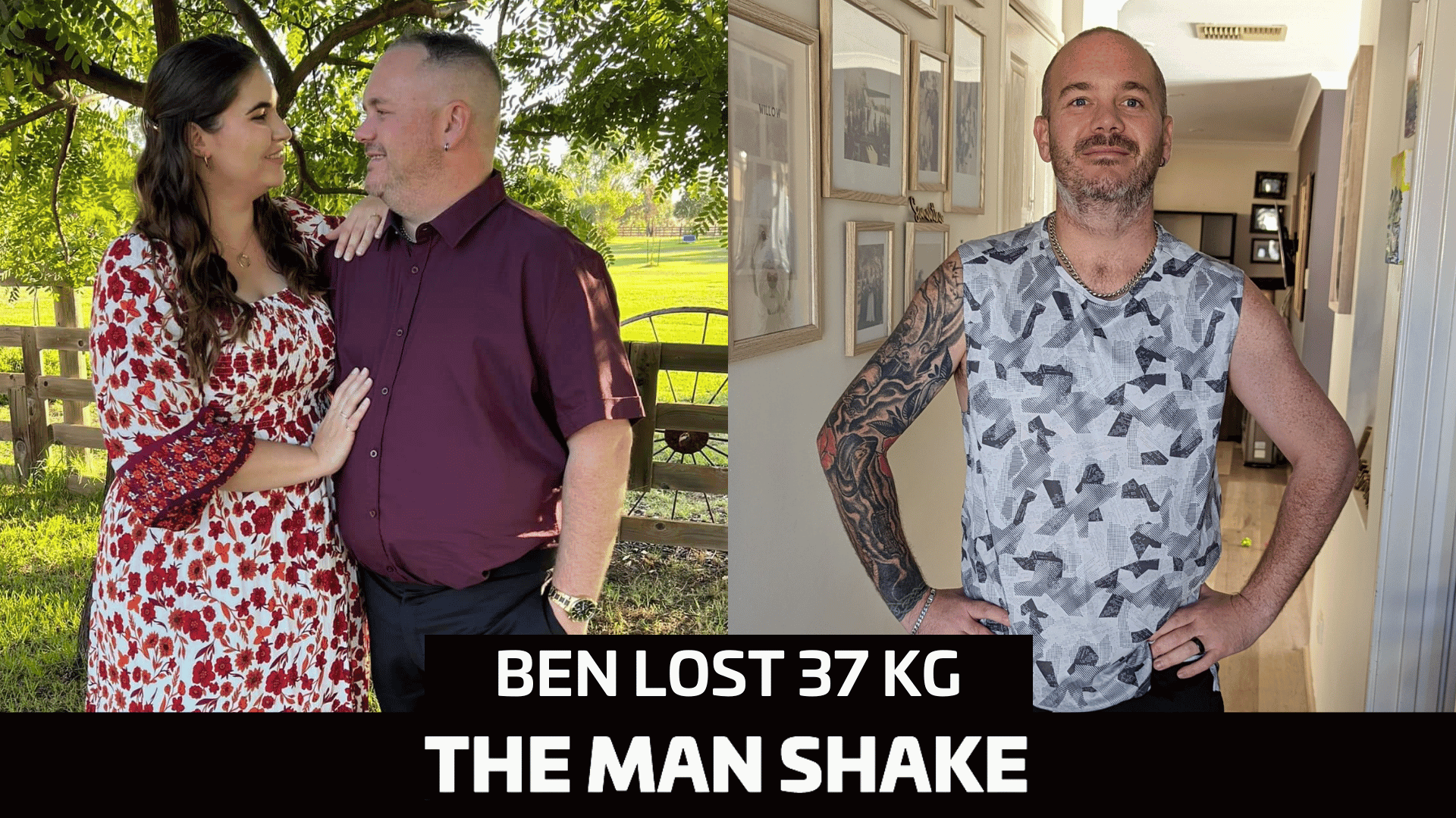 Ben wanted a new look, so he lost 37kgs!
