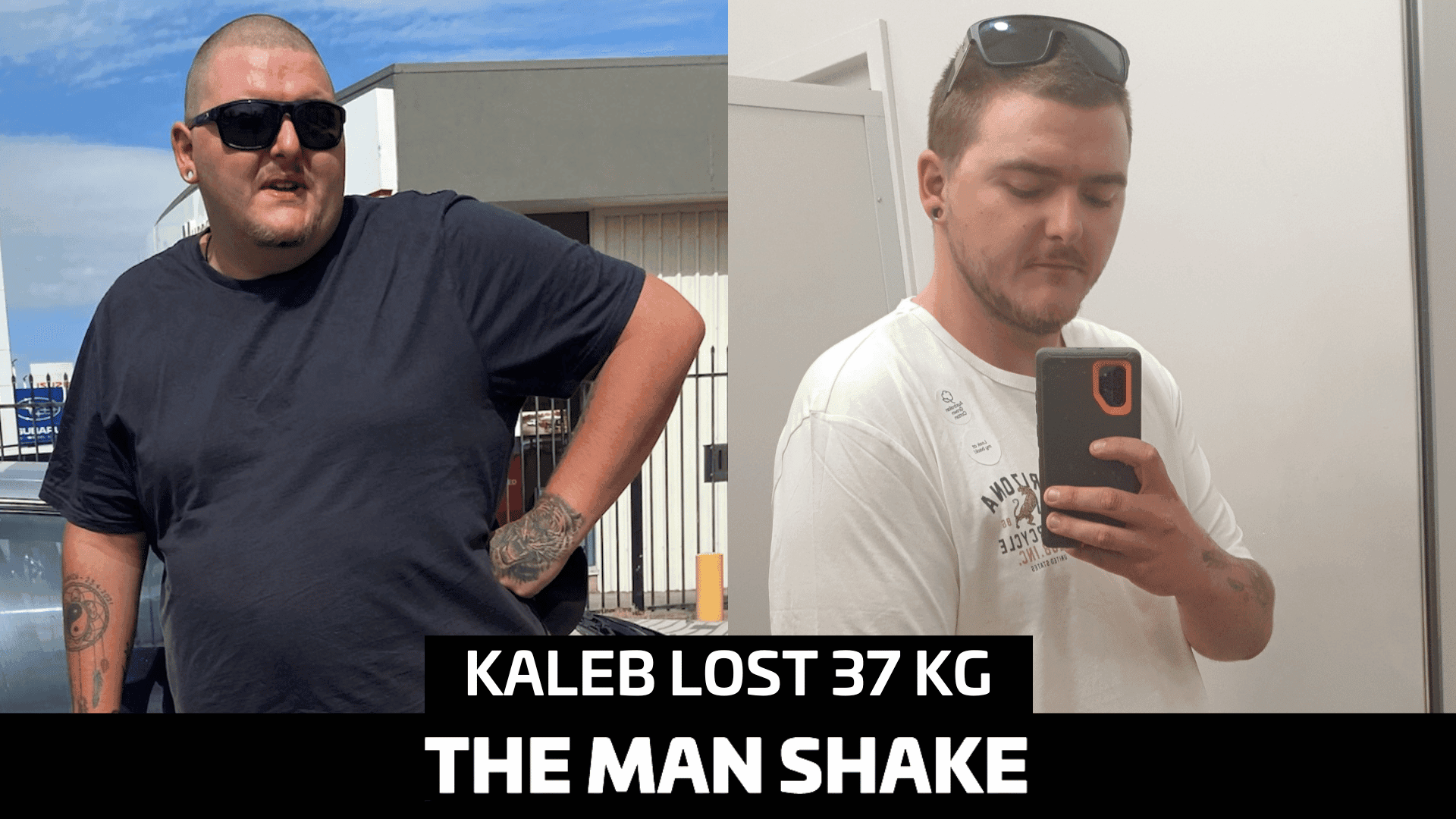 Kaleb turned his life around and lost 37kgs!
