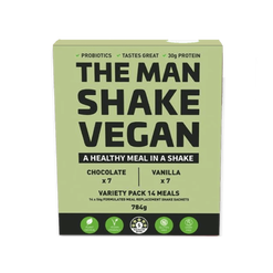 The Man Shake Vegan Variety 14 Pack